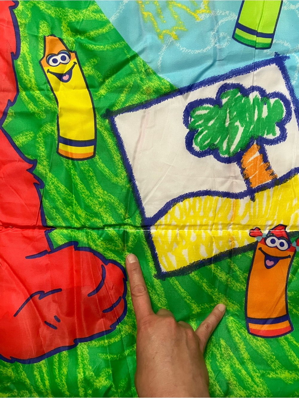 Rare Vintage 2000 Elmo's World Sesame Street Kids Sleeping Bag Y2K Nostalgia - Picture 8 of 12